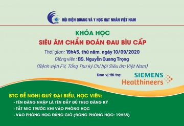 Bài giảng: "Siêu âm chẩn đoán đau bìu cấp tính" thầy Nguyễn Quang Trọng