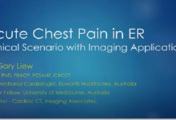 Clinical scenario with imaging application